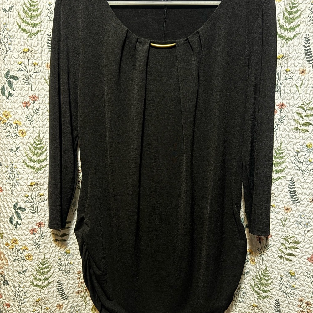 Sami & Jo Black 3/4 Sleeve Blouse
